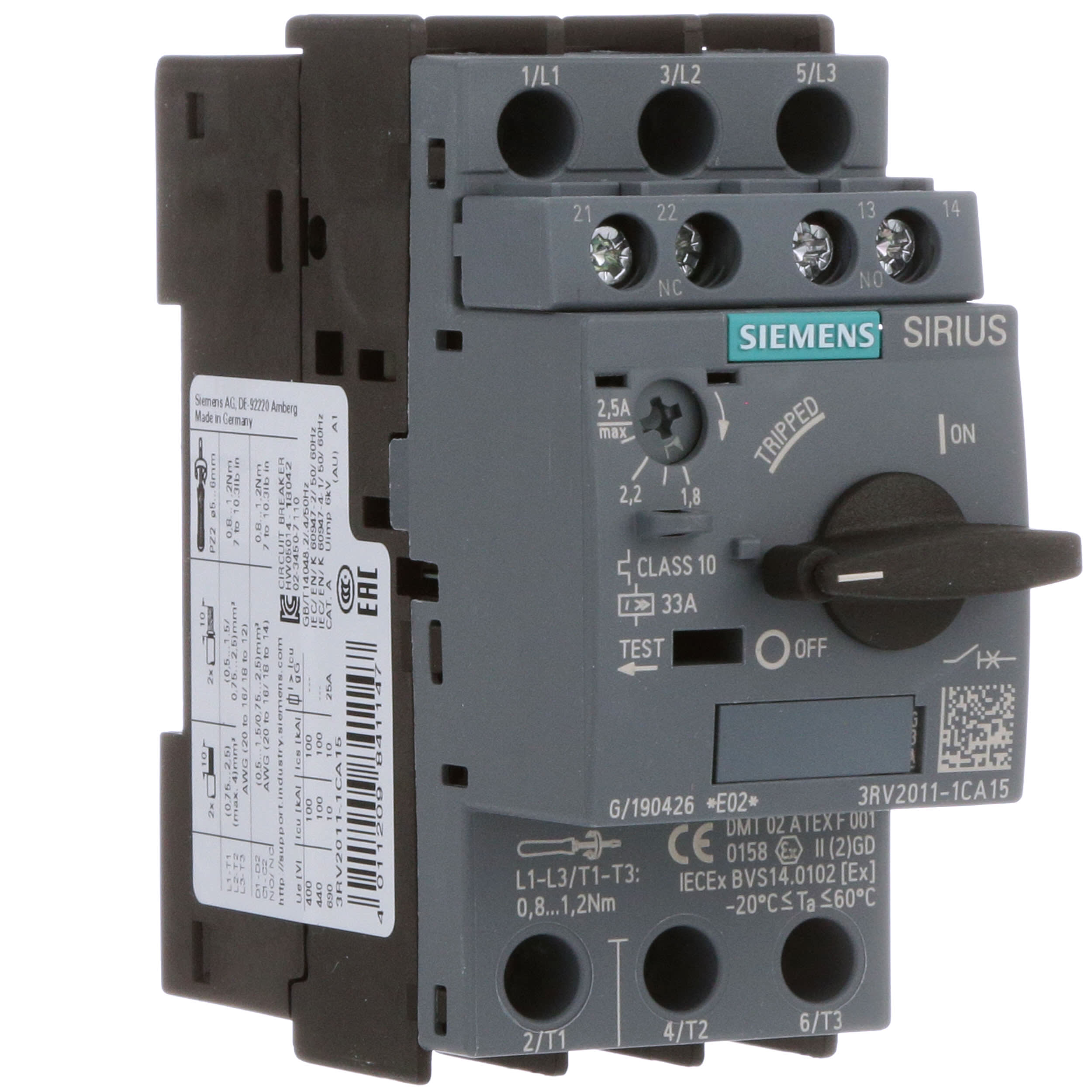 Siemens 3RV2011-1CA15