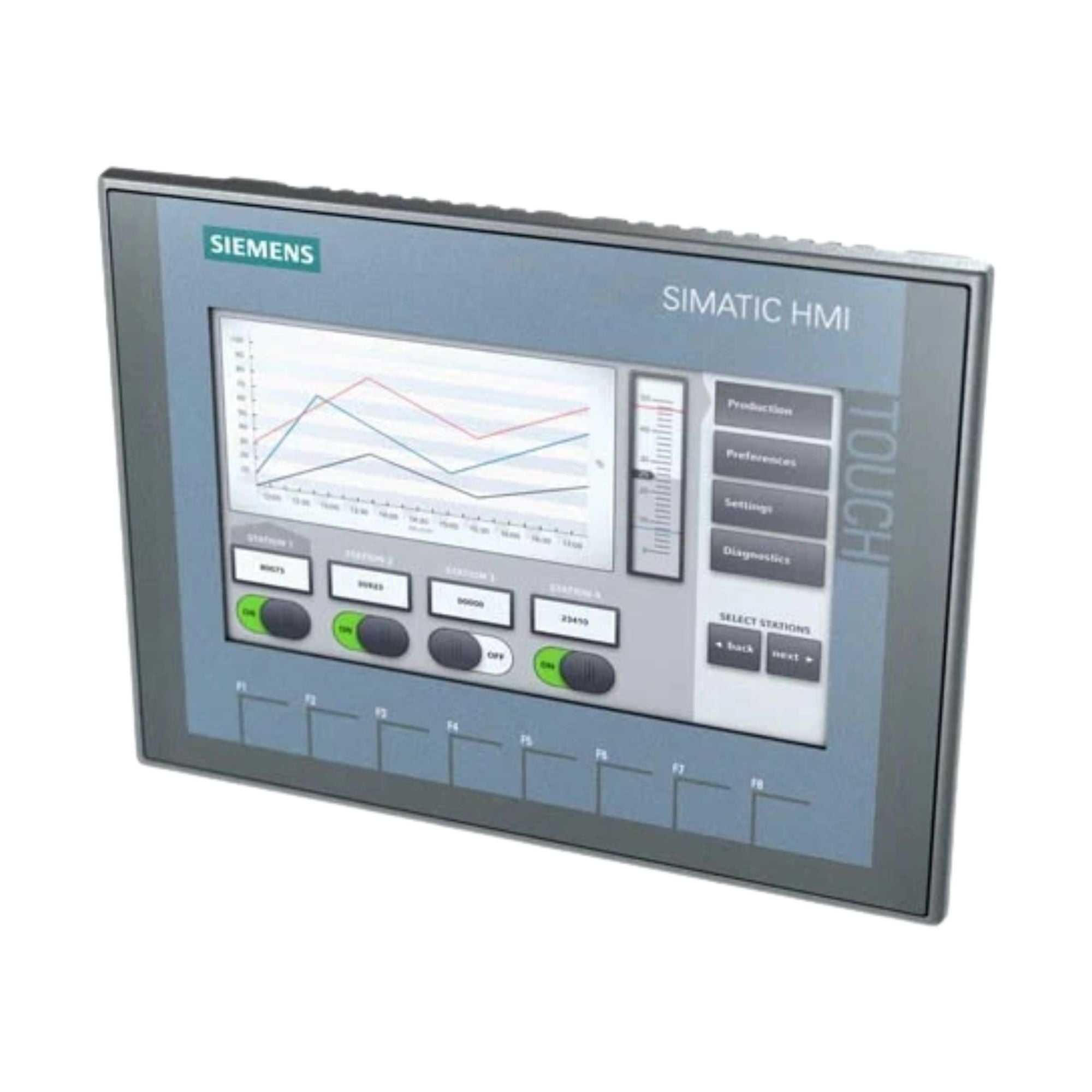 Siemens 6AV2123-2GB03-0AX0 SIMATIC HMI, KTP700 Basic, Basic Panel, Key/touch operation, 7