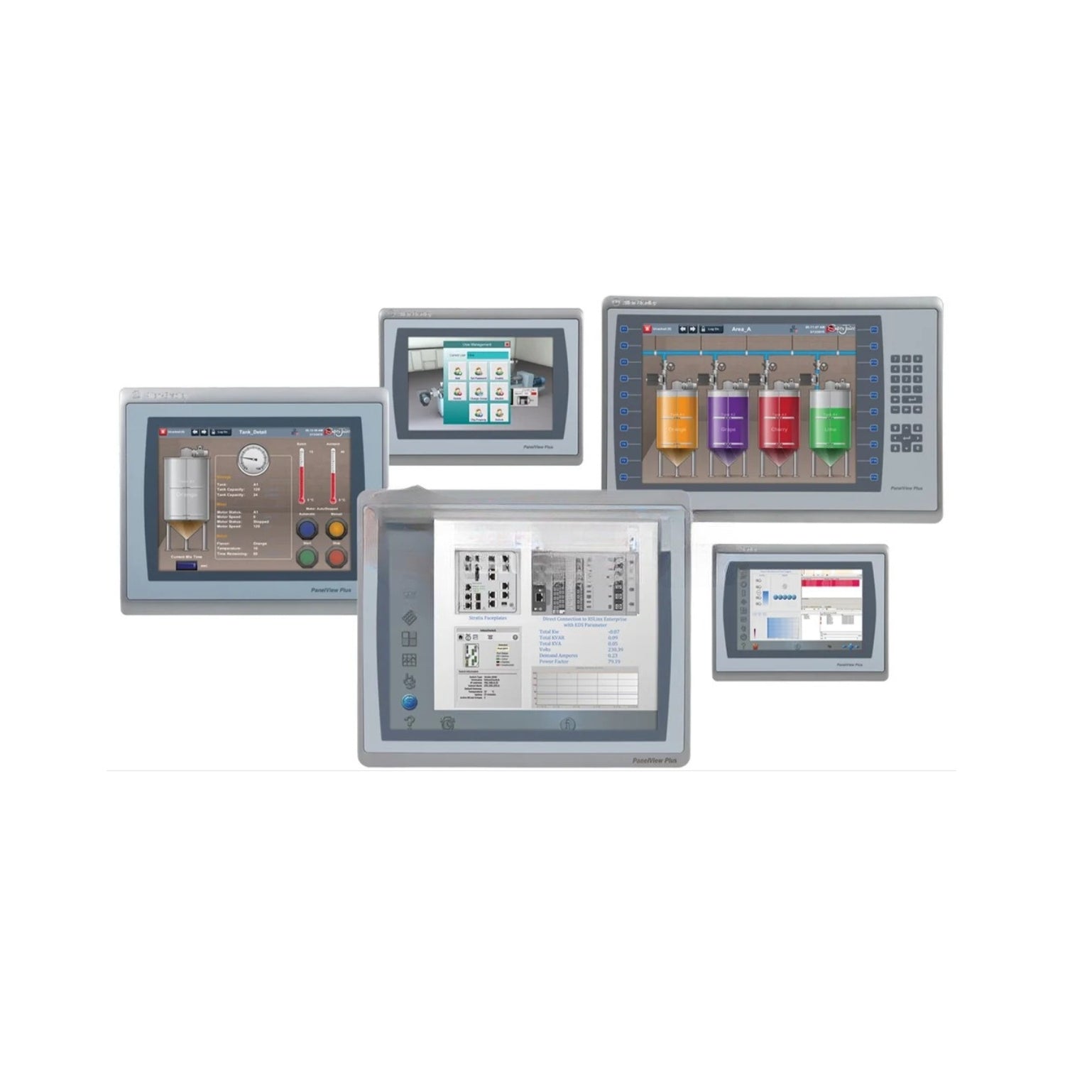Allen Bradley 2711P-T10C22D9P Graphic Terminal, Performance Model, Extended Features, 10.4 in., TFT Color