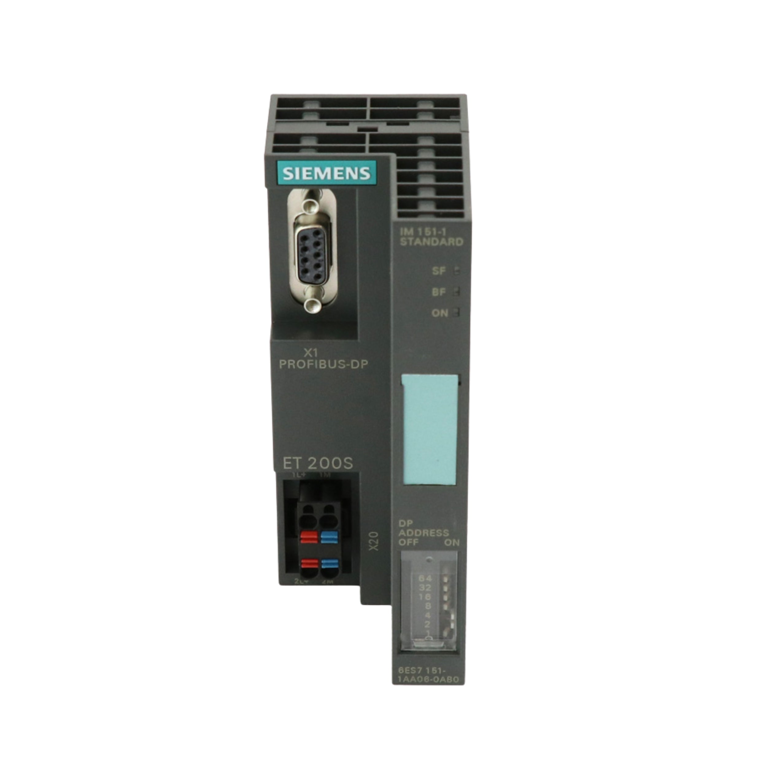 Siemens 6ES7151-1AA04-0AB0 SIMATIC DP, INTERFACE MODULE IM151-1 STANDARD FOR ET200S