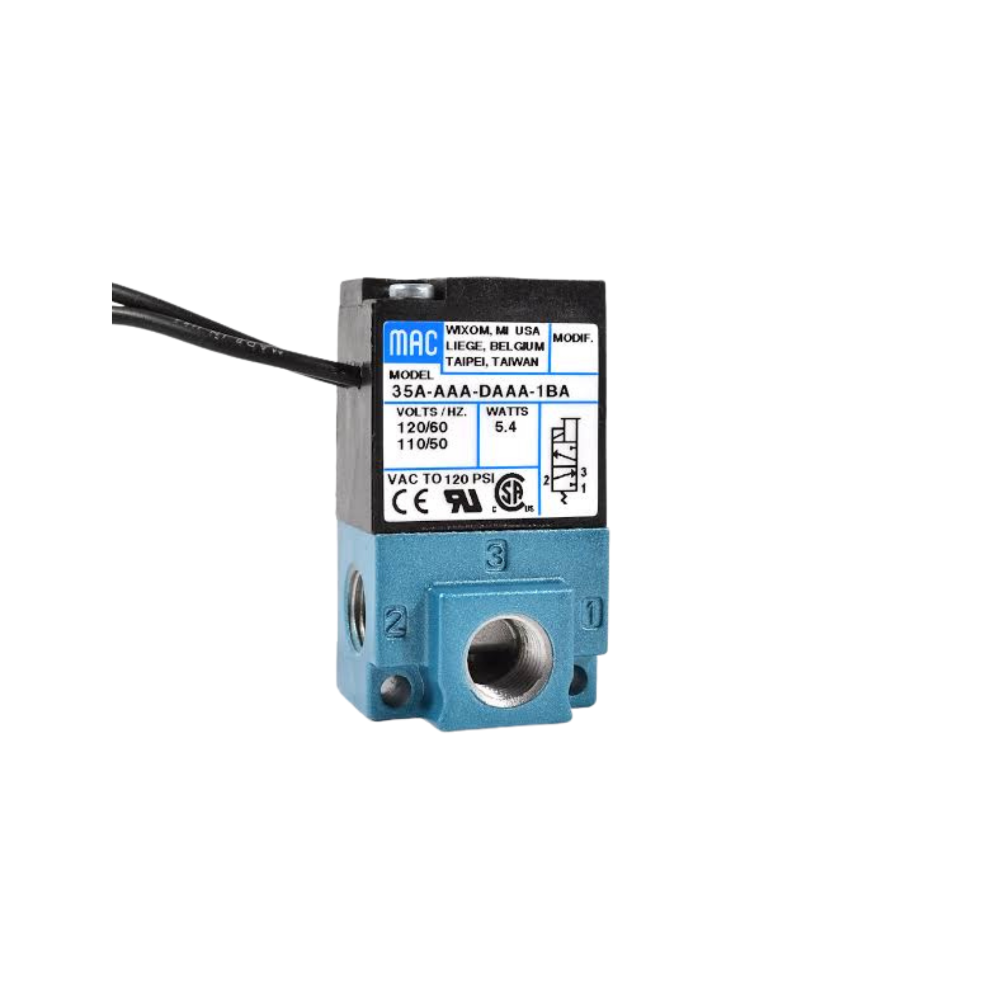 MAC VALVES 35A-AAB-DDAA-1BA