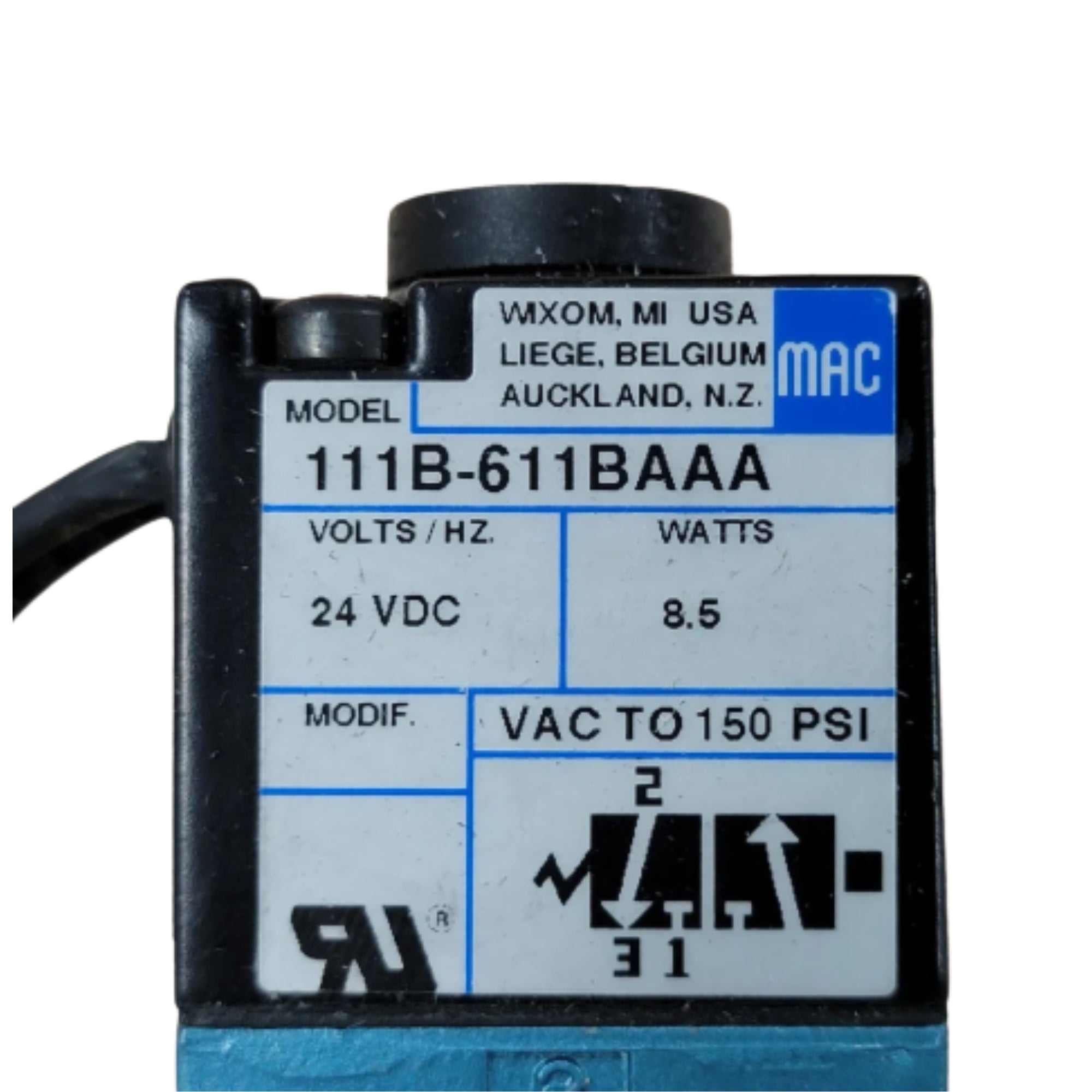 MAC Valves 116B-611BAAA