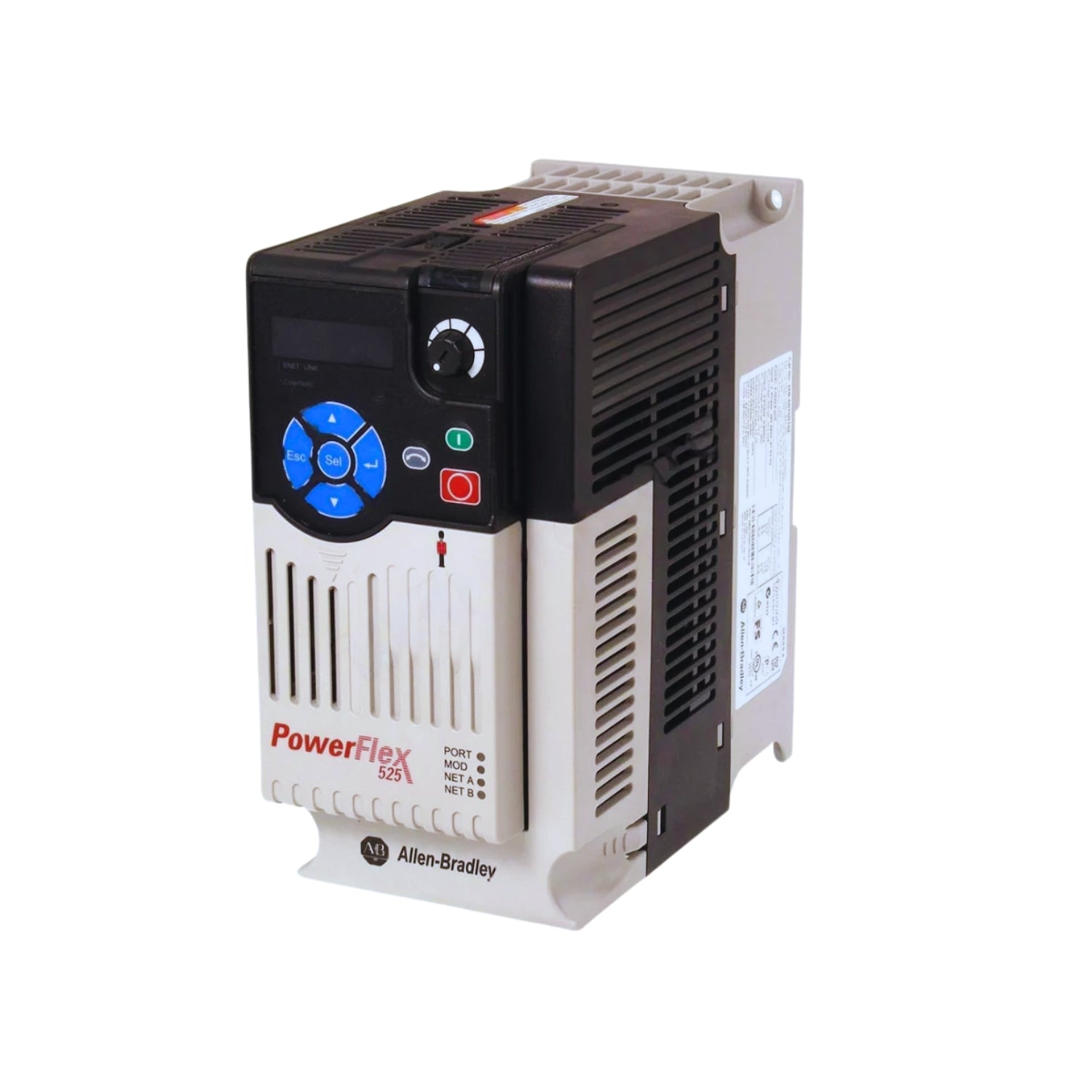 Allen Bradley 25B-D010N104 PowerFlex 525 AC Drive, with Embedded EtherNet/IP and Safety