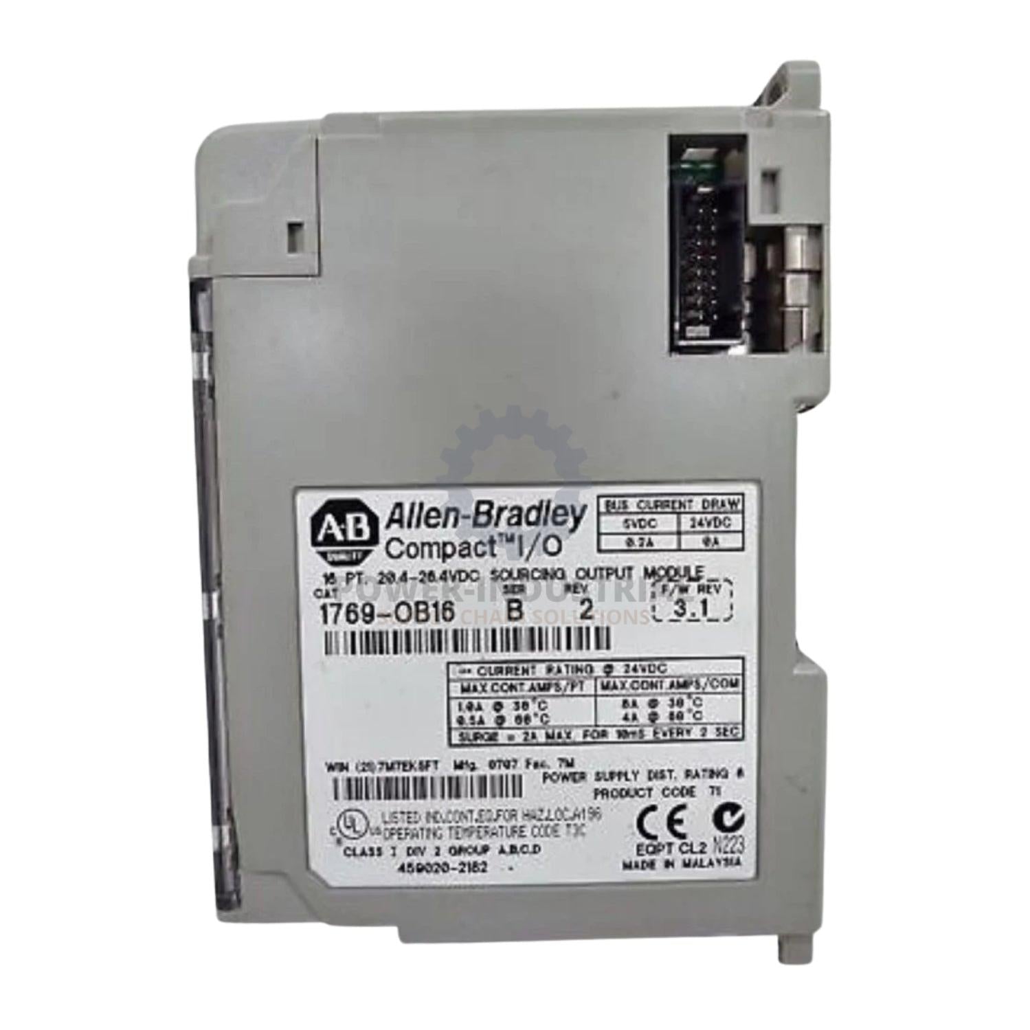 Allen Bradley 1769-OW16 Output Module,CompactLogix,Relay Digital,16 Contacts