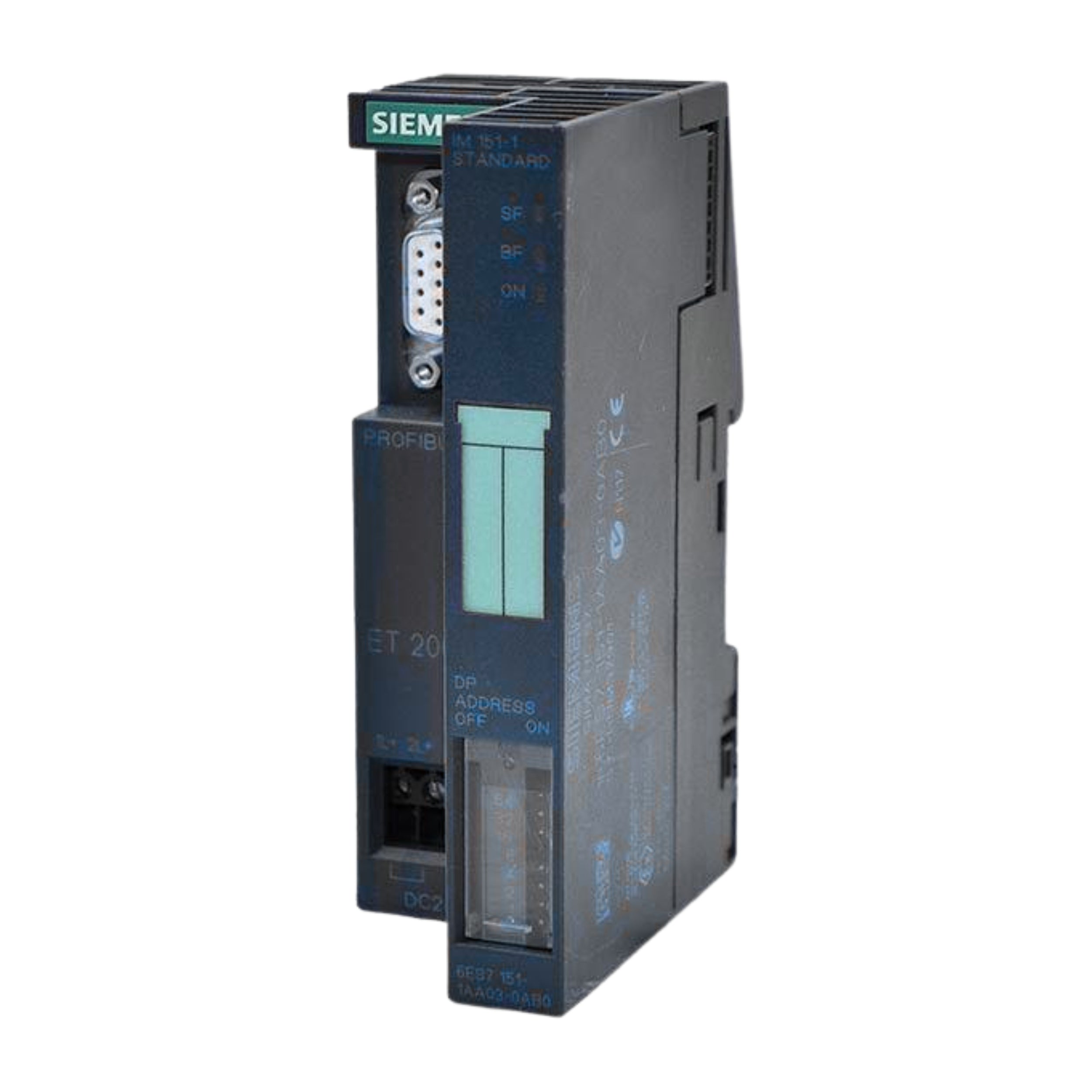Siemens 6ES7151-1AA04-0AB0 SIMATIC DP, INTERFACE MODULE IM151-1 STANDARD FOR ET200S