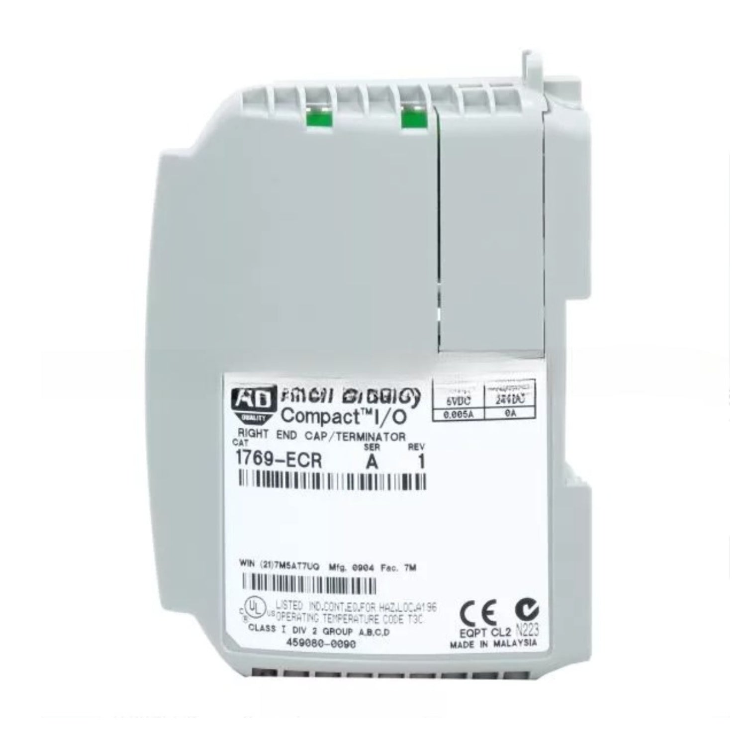 Allen Bradley 1769-ECR End Cap,Right,CompactLogix