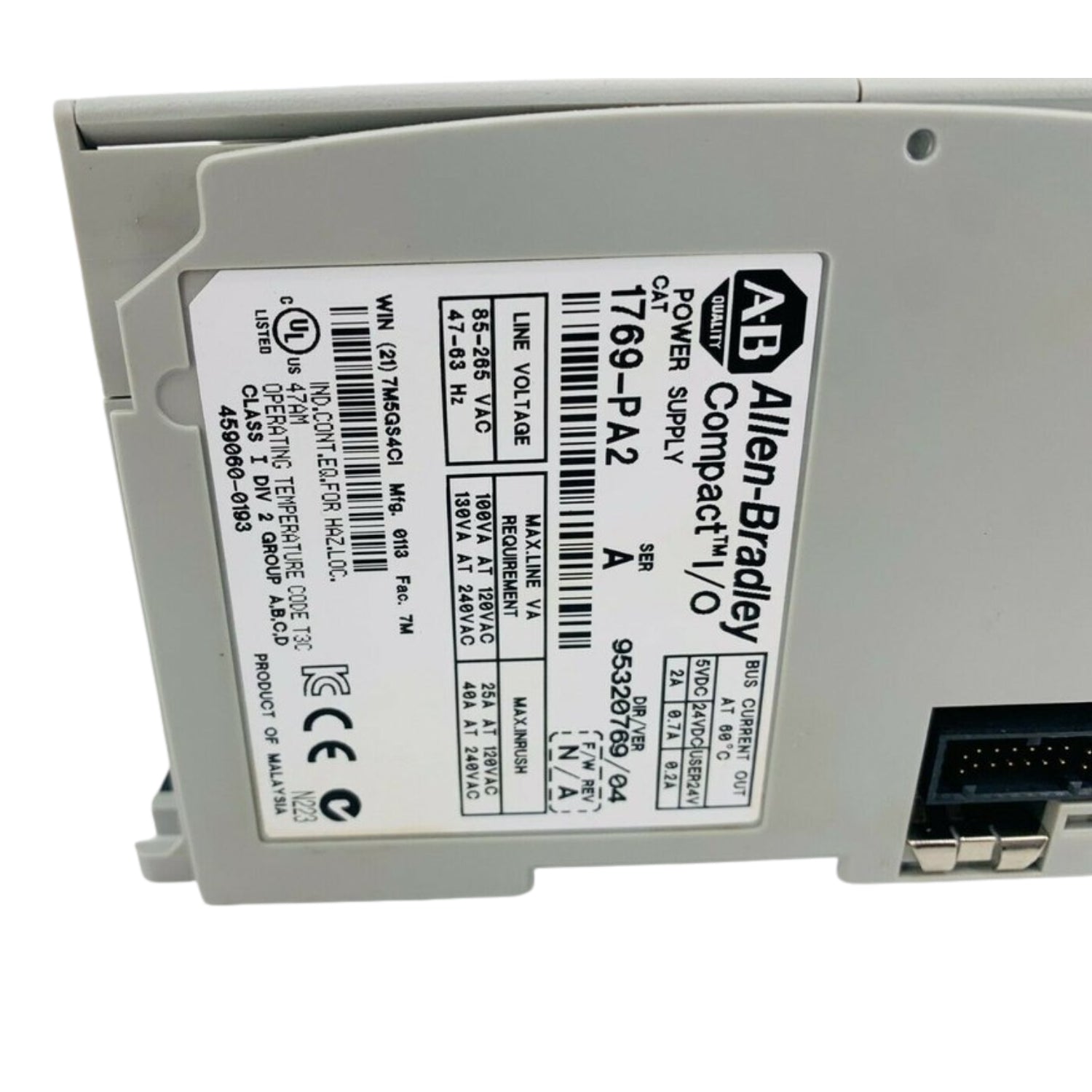 Allen Bradley 1769-PA2