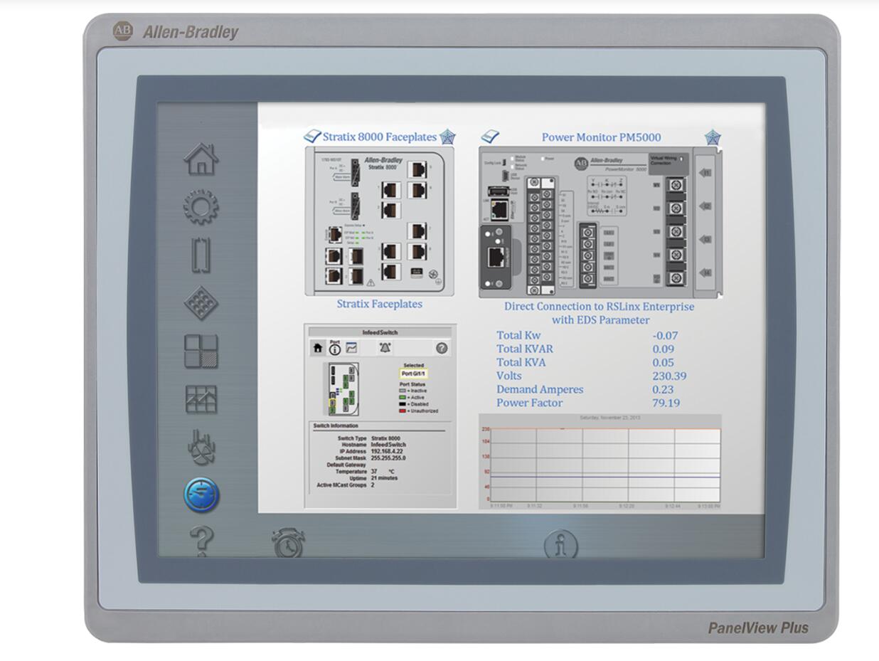 Allen Bradley 2711P-T12W21D8S