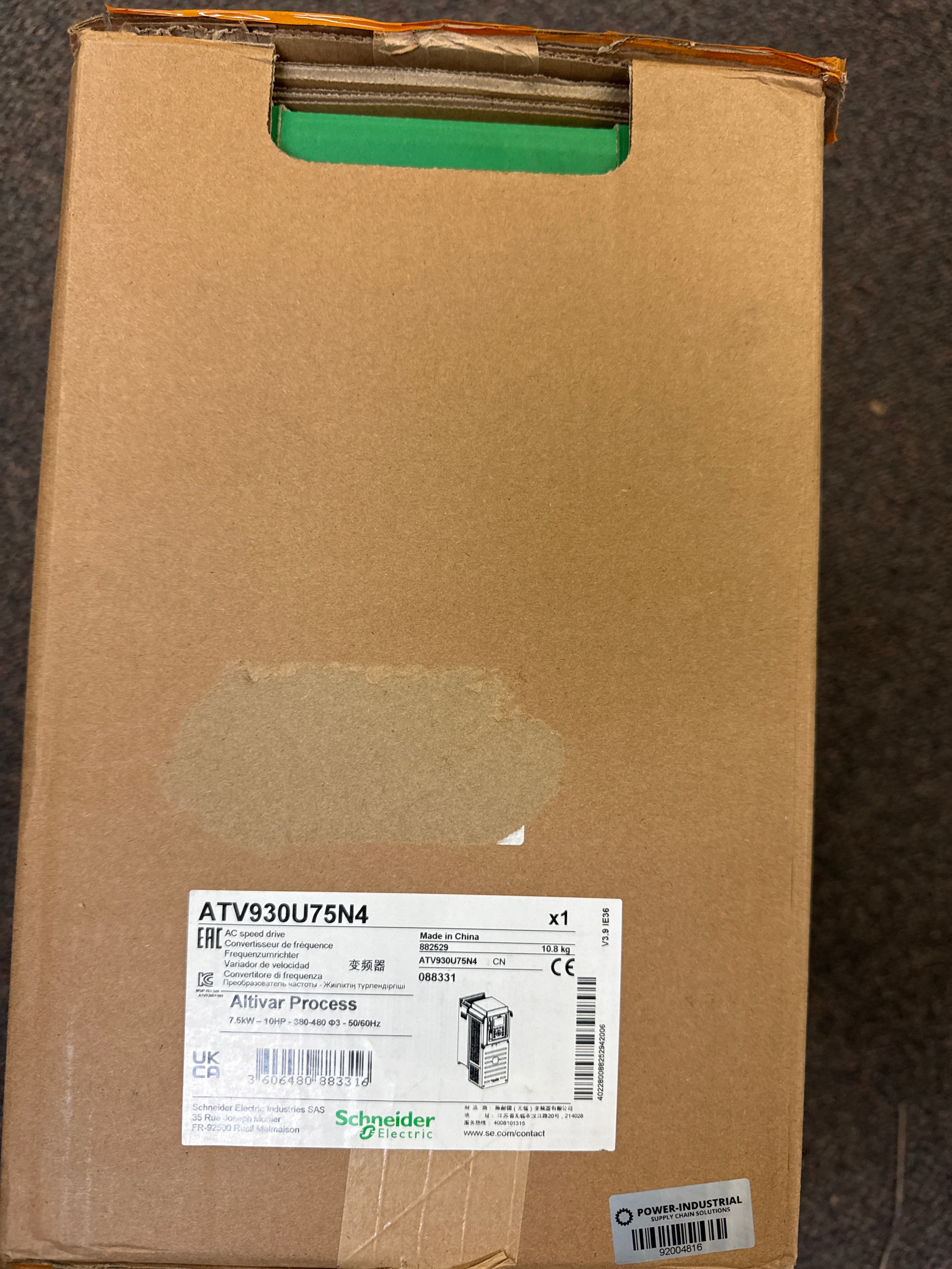 Schneider Electric ATV930U75N4