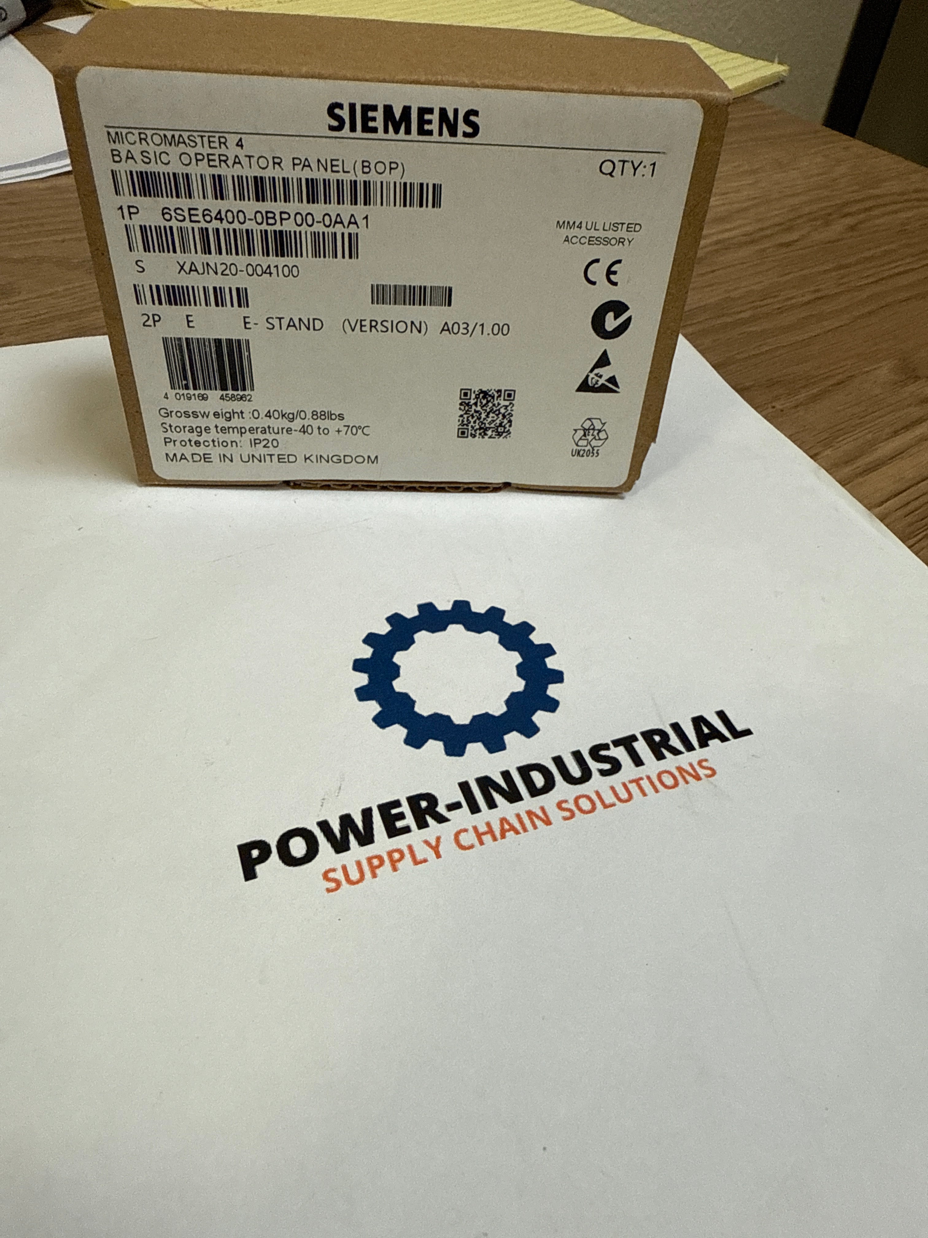 Siemens 6SE6400-0BP00-0AA1