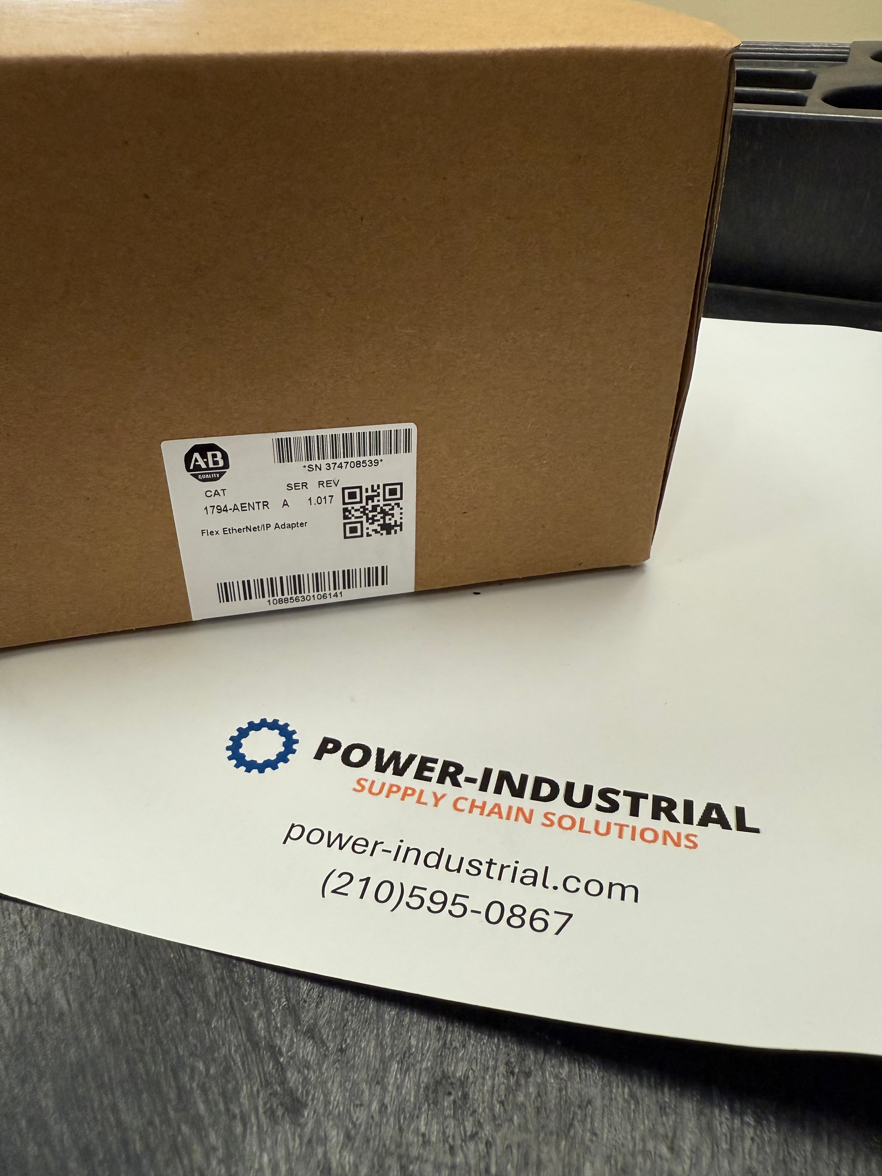 Allen Bradley 1794-AENTR AB I/O Module EtherNet IP Adaptor Ser A