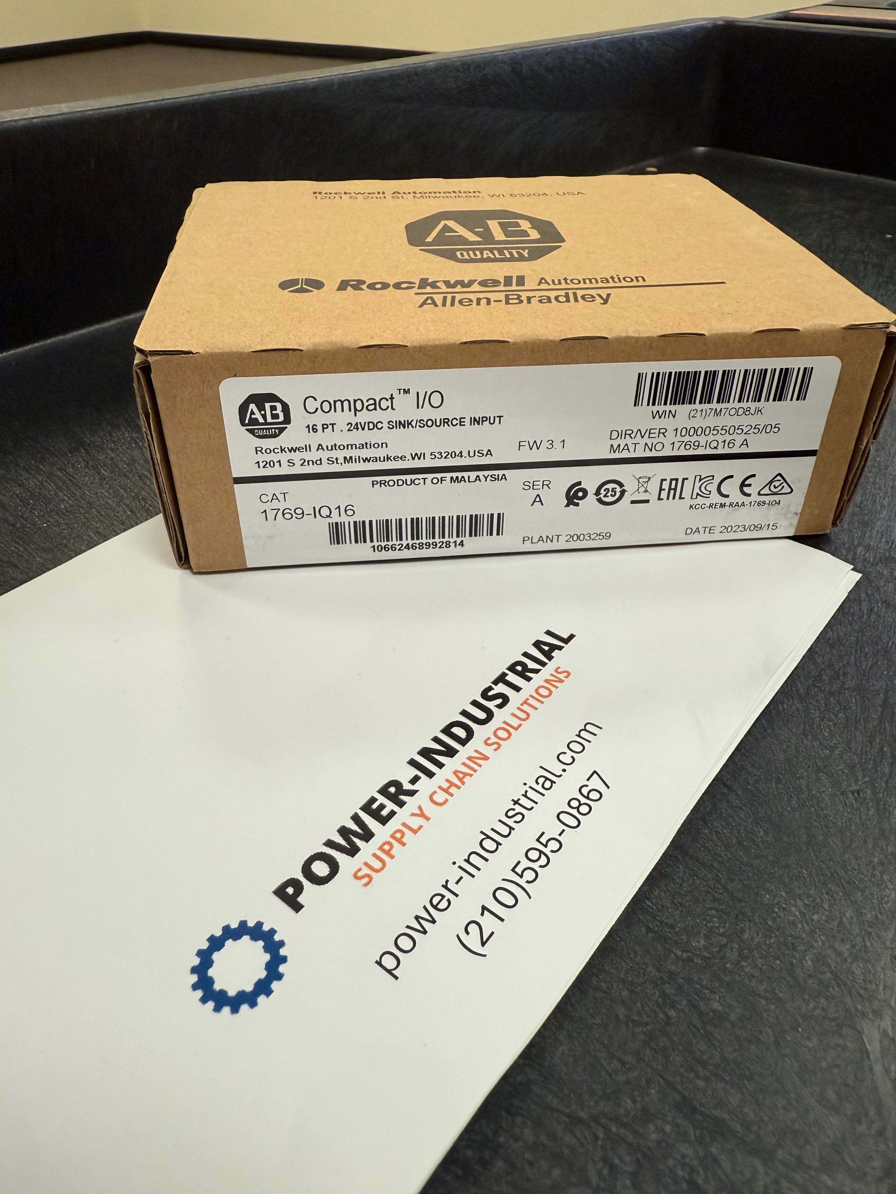 Allen Bradley 1769-IQ16 Input Module.16 Digital Input Module 24Vdc